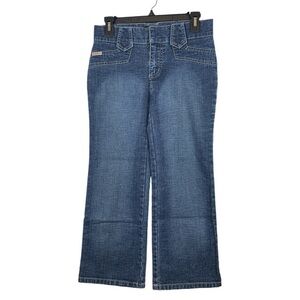 Guess Jeans Stretch Cropped Flare Denim Size 26 #VEG-0184